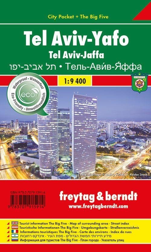 PL 526 CP Tel Aviv - Jaffa 1:9 400 / kapesní plán města
