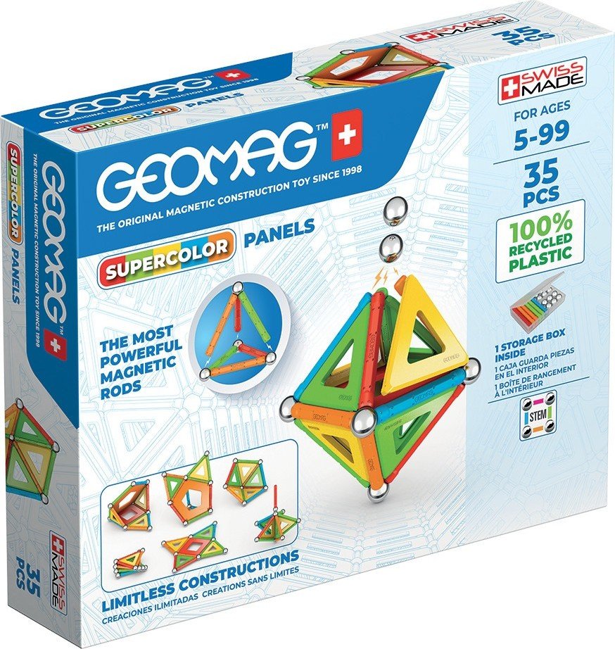 Levně Geomag Supercolor - Panels 35 dílků - Geomag