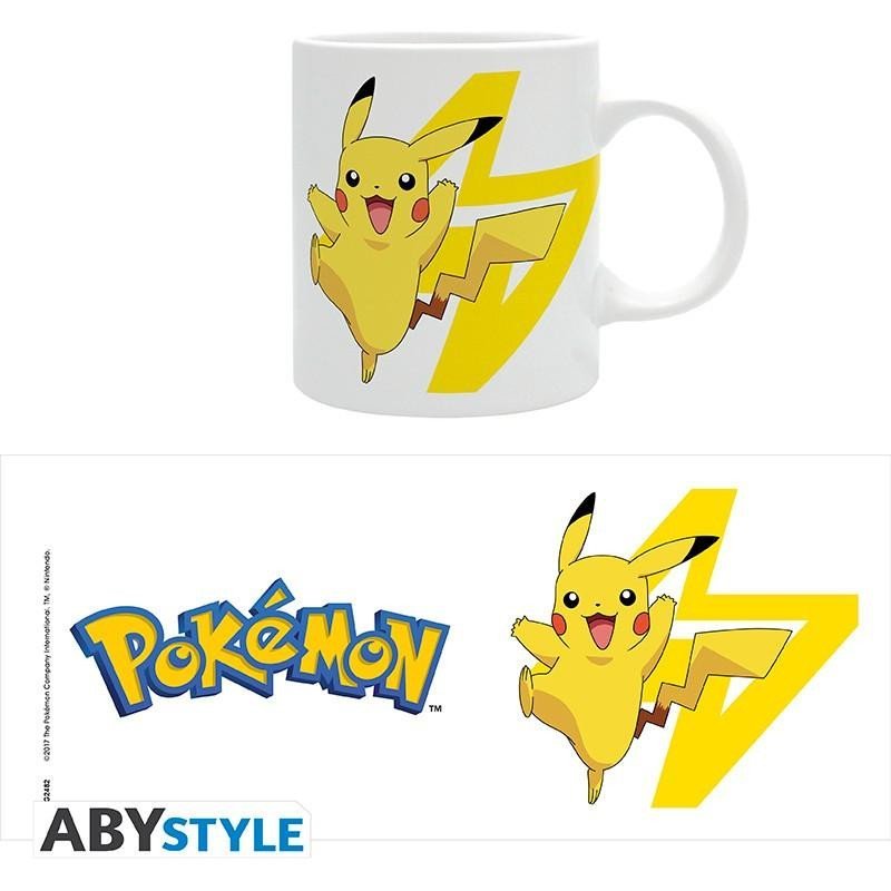 Levně Pokémon Hrnek: Logo &amp; Pikachu 320 ml