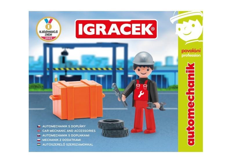 Levně Igráček Automechanik - figurka s nářadím