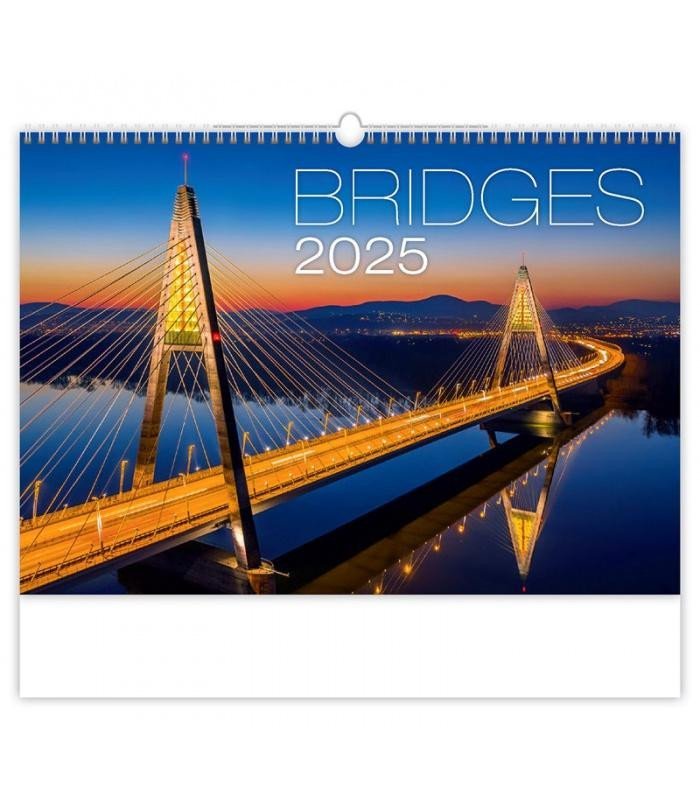 Kalendář nástěnný 2025 - Bridges
