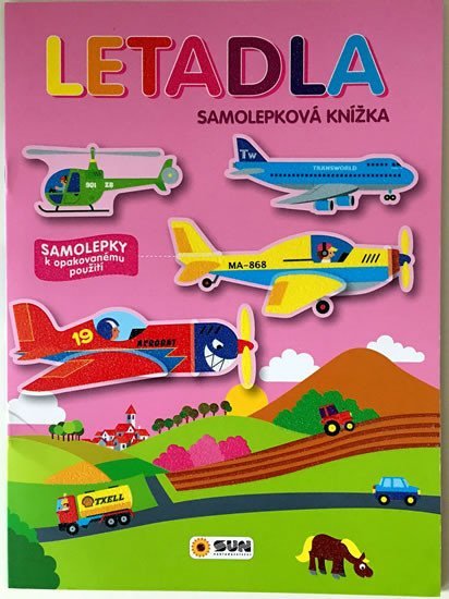 Levně Letadla - samolepková knížka - Kolektiv