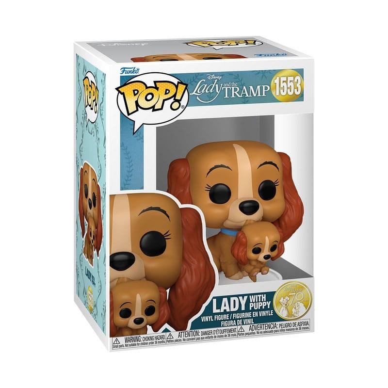 Levně Funko POP Disney: Lady and the Tramp - Lady with Puppy #1553