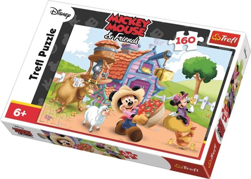 Levně Trefl Puzzle Mickey Mouse Farmář / 160 dílků