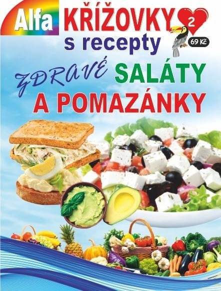 Levně Křížovky s recepty 2/2023 - Zdravé salátřy a pomazánky