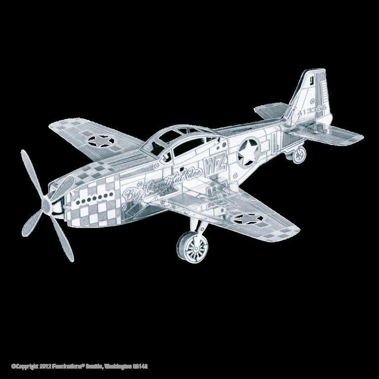 Levně Piatnik Metal Earth Mustang P-51