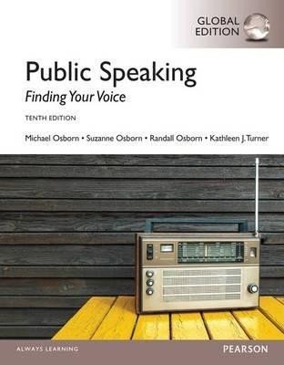 Levně Public Speaking: Finding Your Voice, Global Edition - Michael Osborn