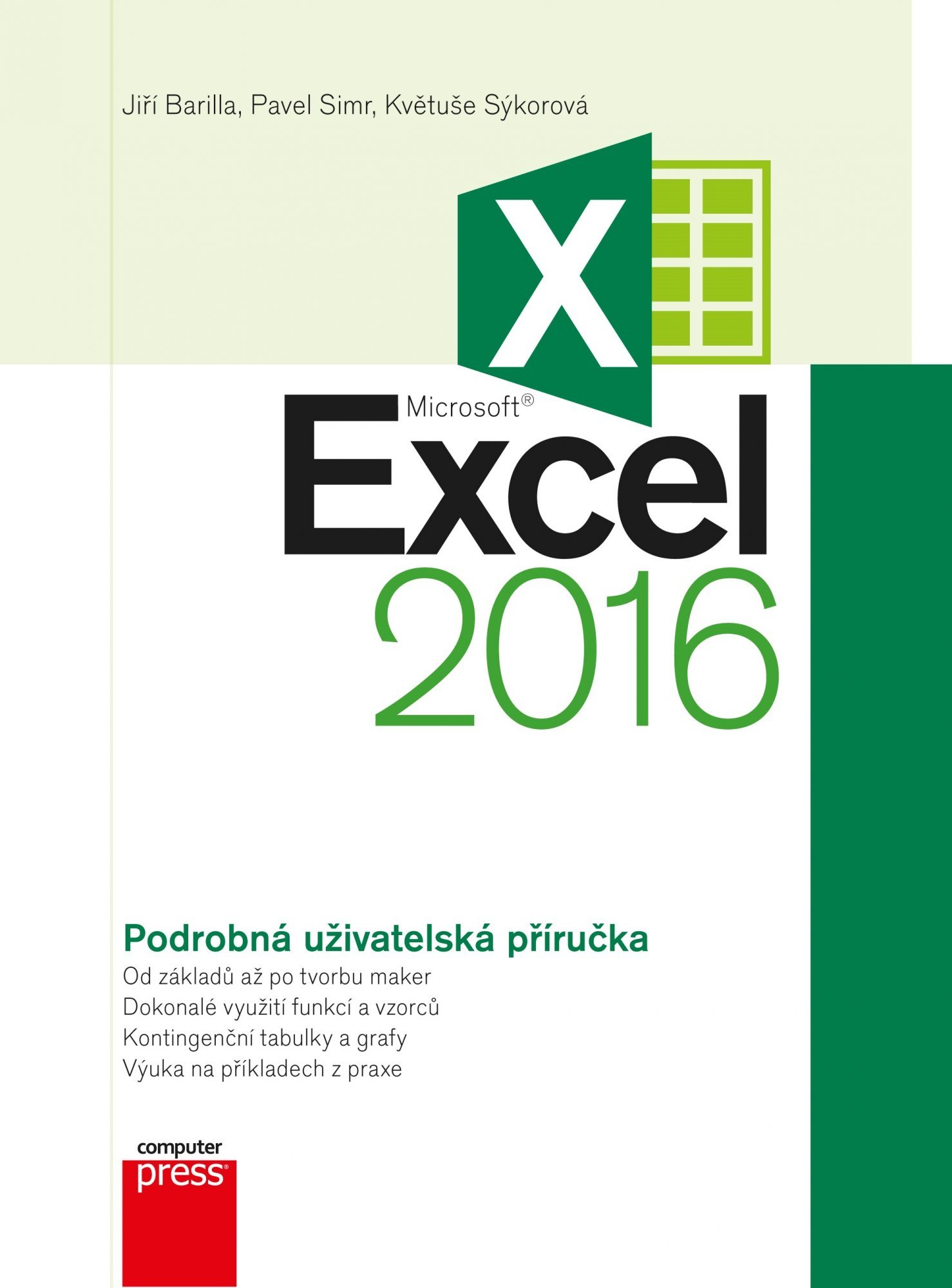 Microsoft Excel 2016 Podrobná uživatelská příručka - Jiří Barilla