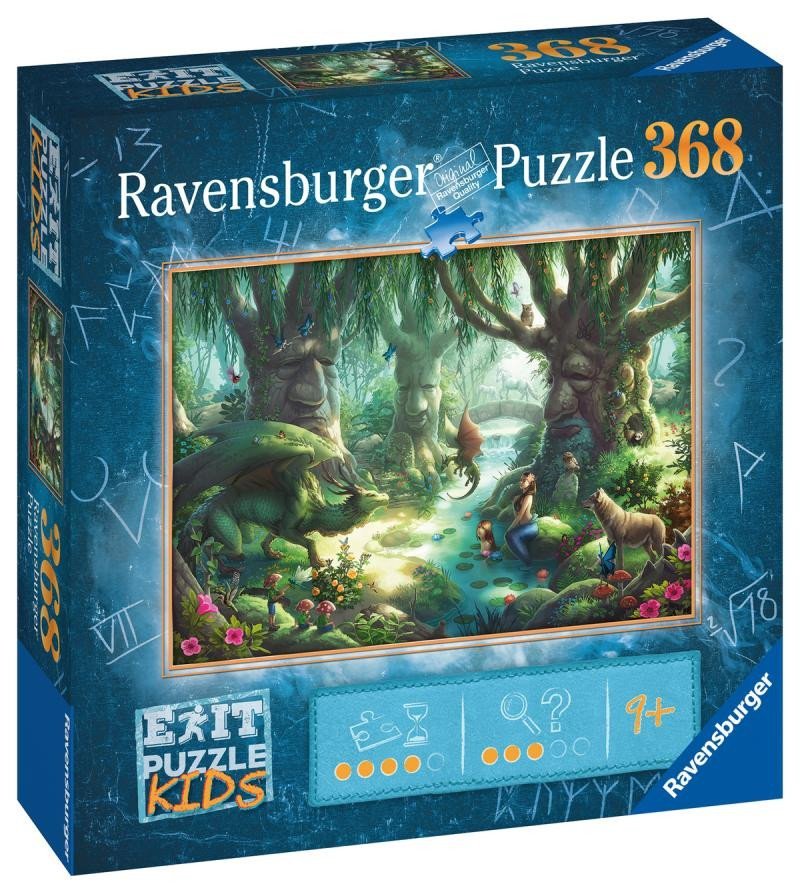 Levně Ravensburger Puzzle Exit KIDS - V magickém lese 368 dílků