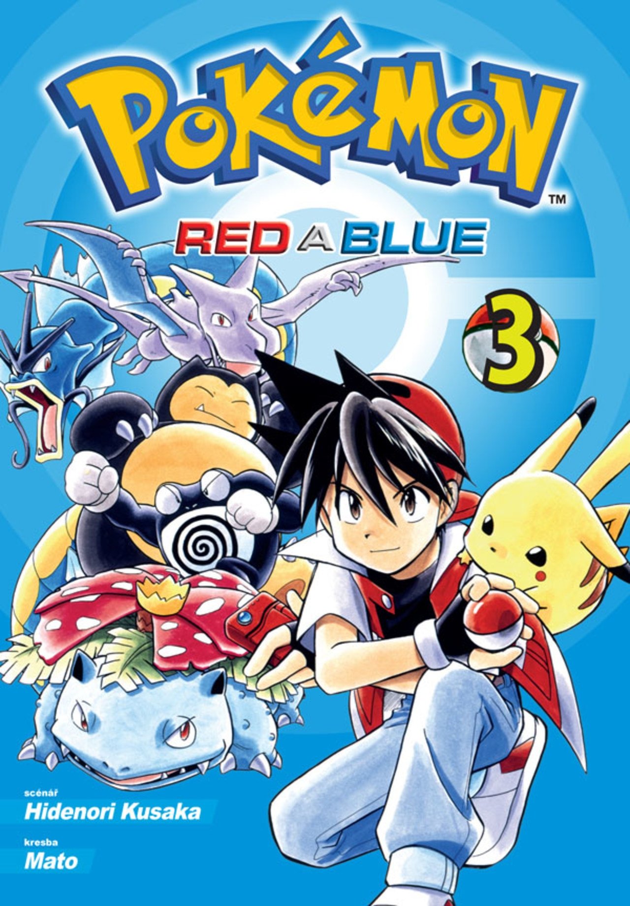 Levně Pokémon 3 - Red a blue - Hidenori Kusaka