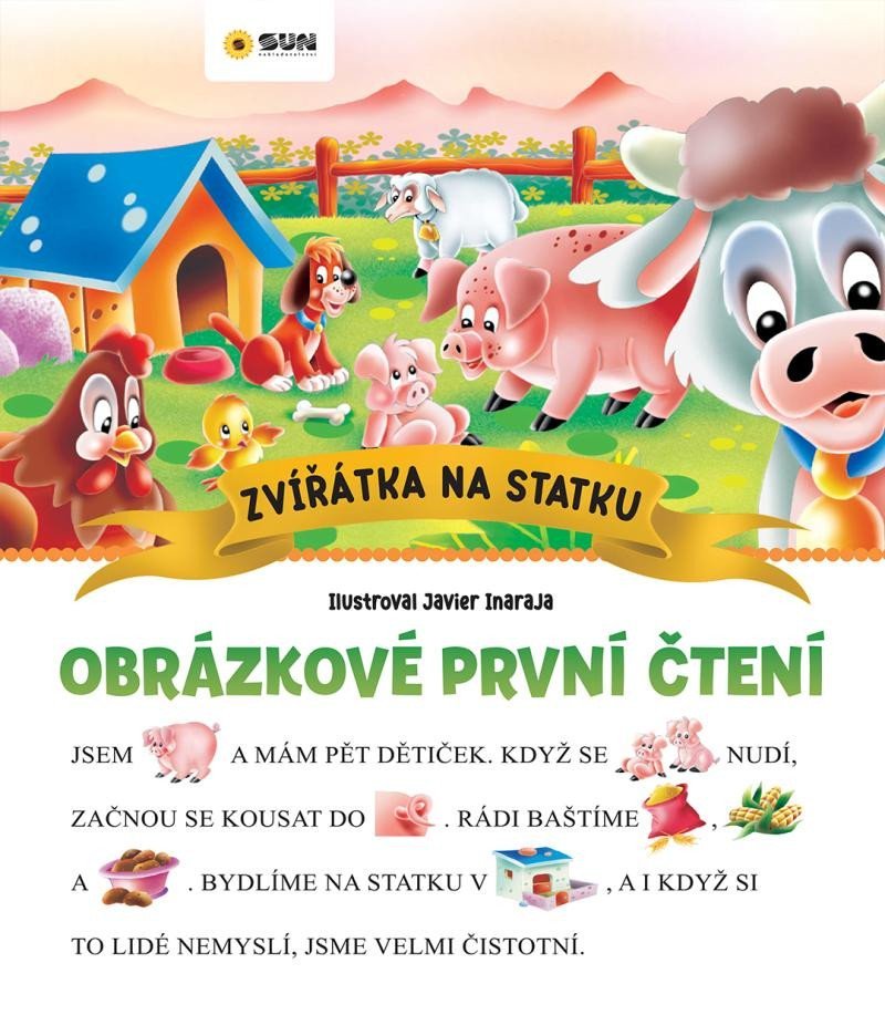 Zvířátka na statku - Obrázkové první čtení