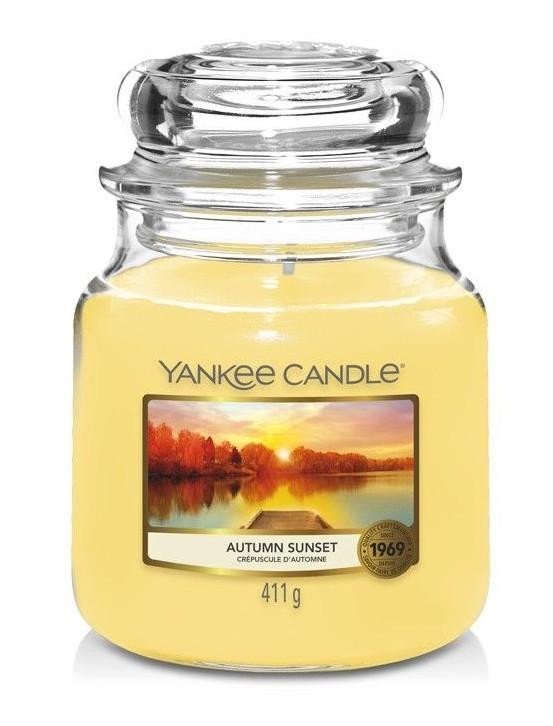 Levně YANKEE CANDLE Autumn Sunset svíčka 411g