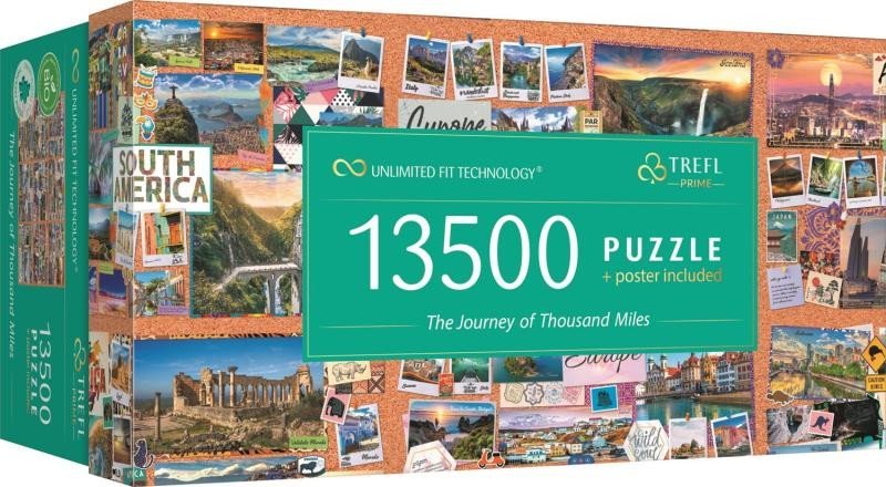 Levně Puzzle Cesta dlouhá tisíc mil 13500 dílků