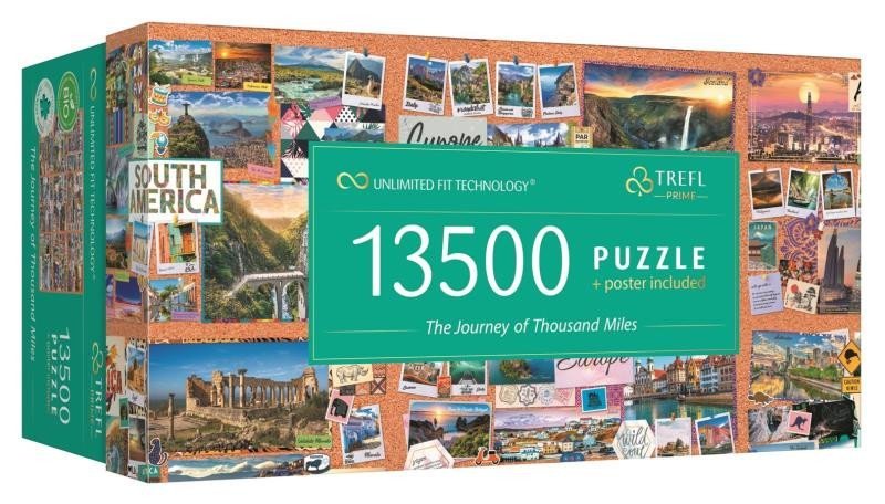 Levně Puzzle Cesta dlouhá tisíc mil 13500 dílků