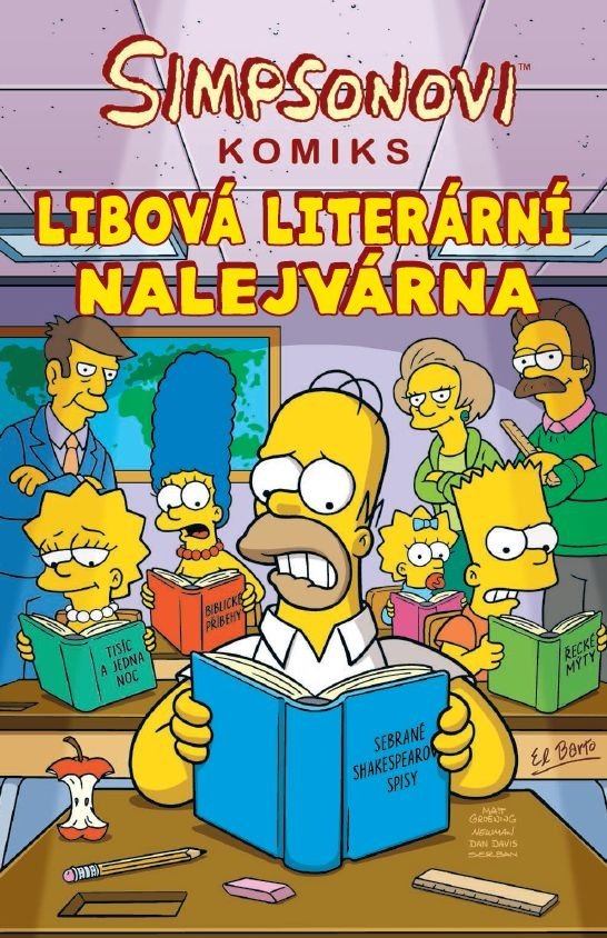 Simpsonovi Libová literární nalejvárna - Matthew Abram Groening