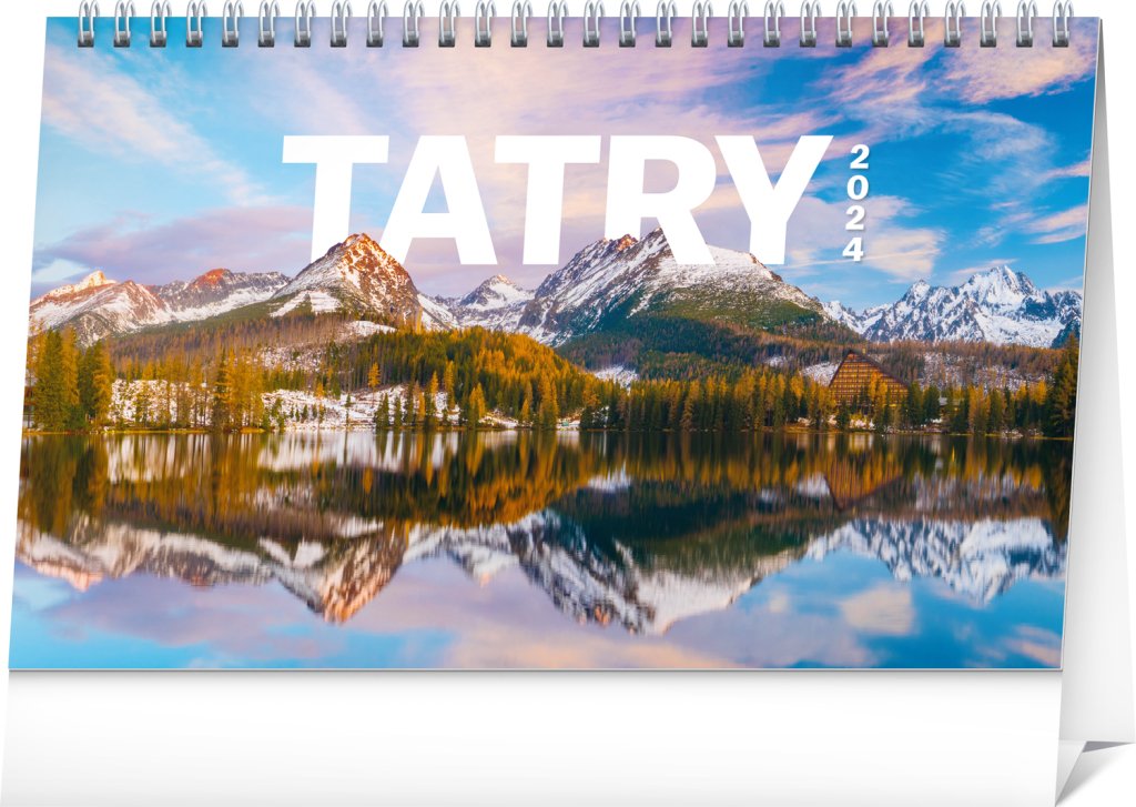 Levně Stolový kalendár Tatry 2024, 23,1 × 14,5 cm