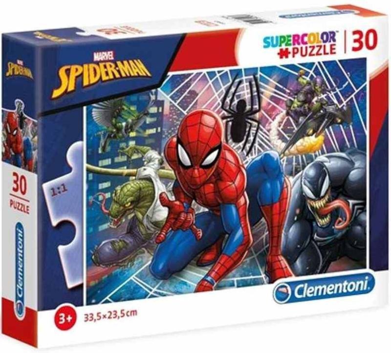 Product detail of Clementoni Puzzle Supercolor Spider-man / 30 dílků - Russ