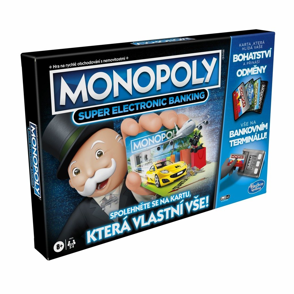 Levně Monopoly Super elektronické bankovnictví CZ - rodinná hra - Hasbro hry