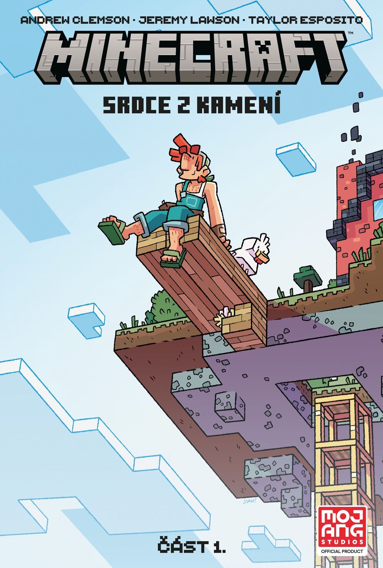 Levně Minecraft komiks: Srdce z kamení 1 - Andrew Clemson