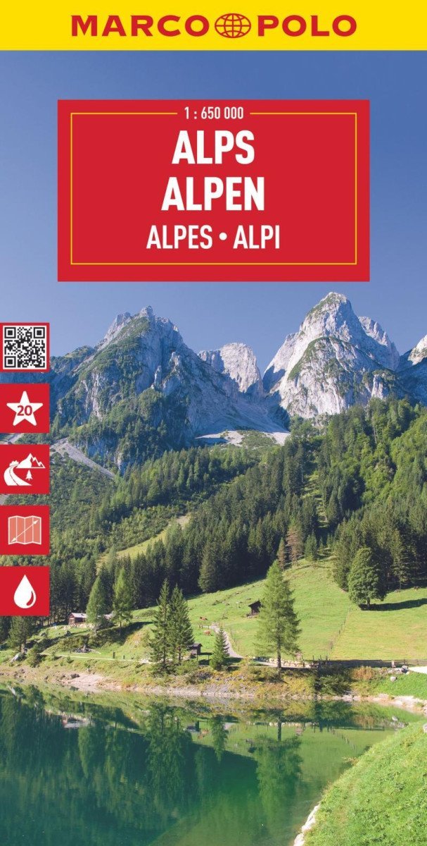 Levně Alpy 1:650 000 / automapa Marco Polo