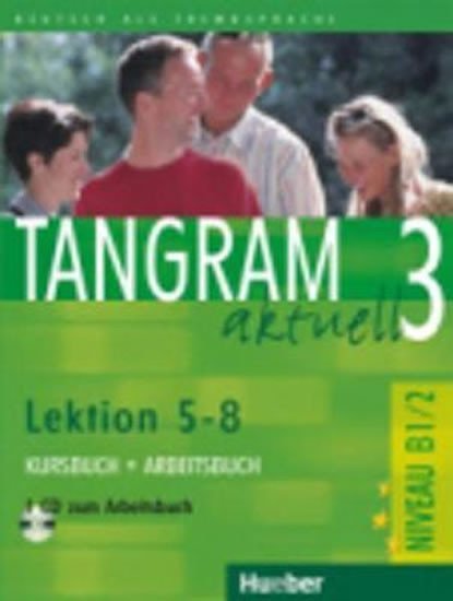 Levně Tangram aktuell 3: Lektion 5-8: Kursbuch + Arbeitsbuch mit Audio-CD - Rosa - Maria Dallapiazza