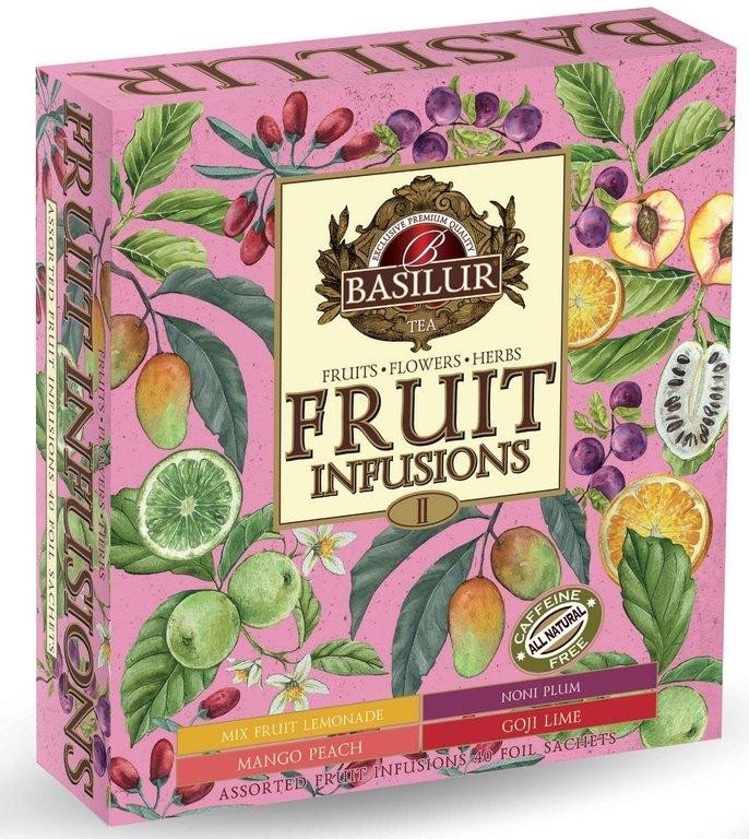 Levně BASILUR Fruit Infusions Assorted Vol.II přebal 40 gastro sáčků