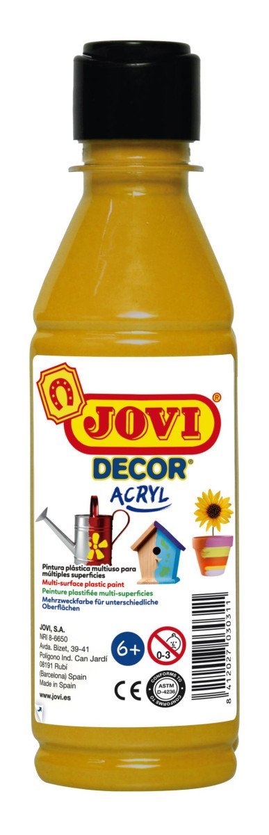 Levně JOVI Decor akrylová barva - zlatá 250 ml