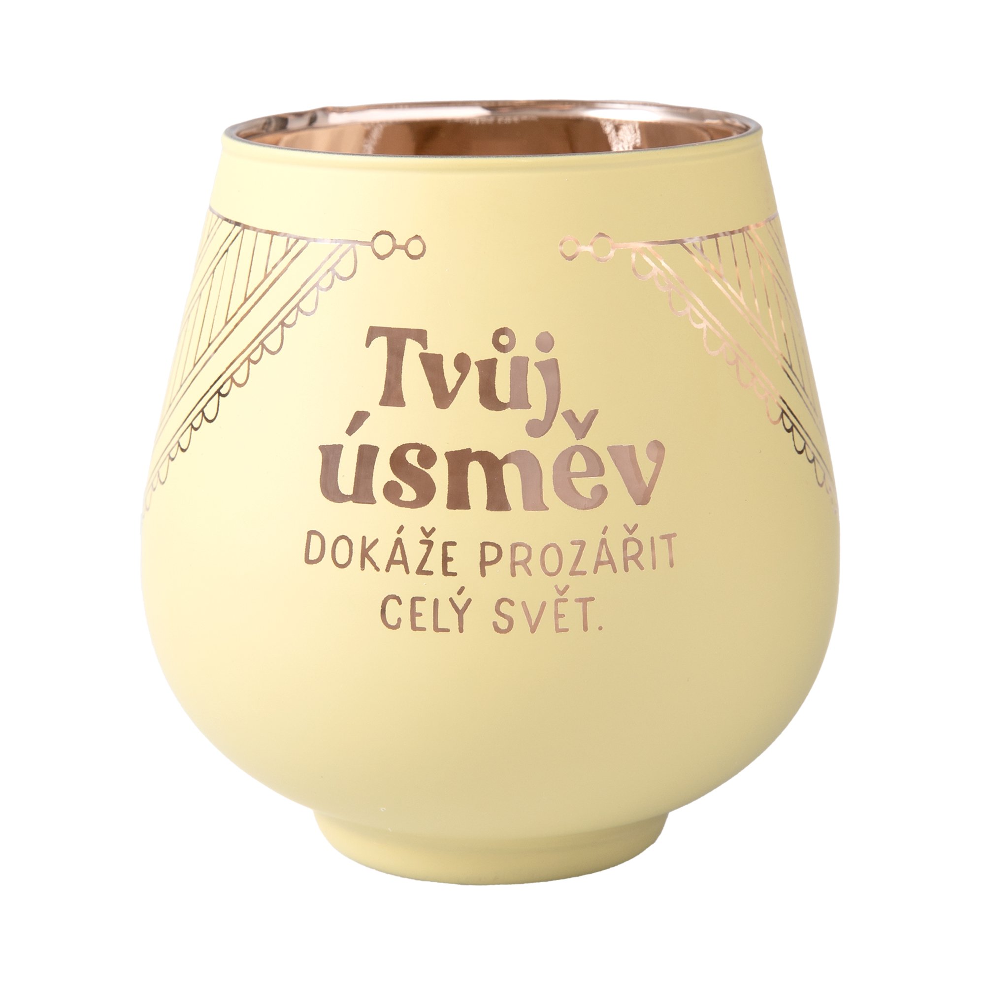 Levně Zrcadlový svícen - Tvůj úsměv - Albi