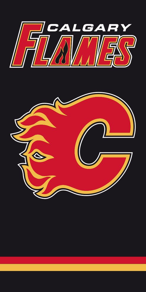 Levně Osuška NHL Calgary Flames Black