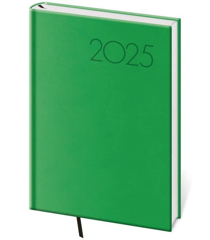 Levně Diář 2025 Print Pop denní A5 světle zelená