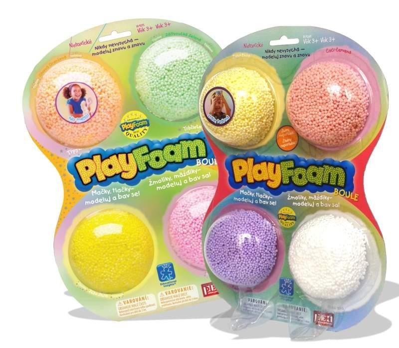 Levně Sada PlayFoam Boule - 4pack G+4pack Třpytivé