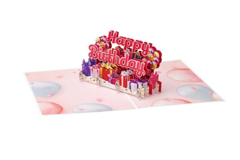 Levně 3D přání Happy Birthday