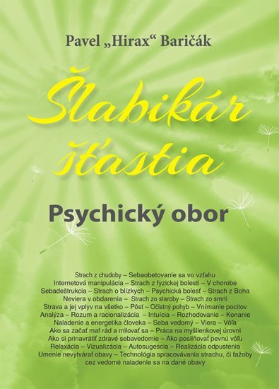 Levně Šlabikár šťastia 5 - Psychický obor - Pavel Baričák