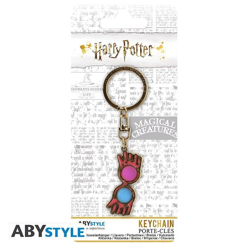 Levně Harry Potter Kovová klíčenka - Brýle Lenky Láskorádové