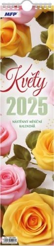 Levně Květy 2025 - nástěnný kalendář