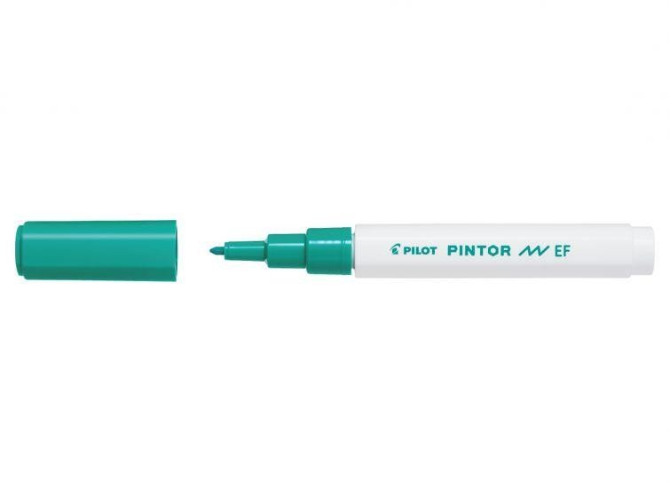 Levně PILOT Pintor Extra Fine akrylový popisovač 0,5-0,7mm - zelený