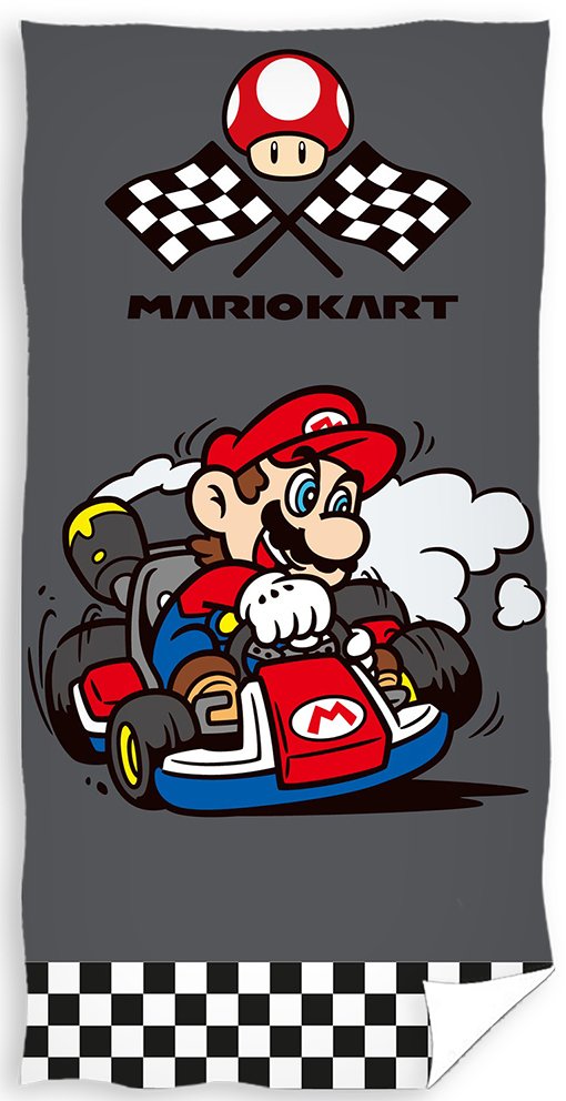 Levně Dětská osuška Super Mario Kart Cílová Čára