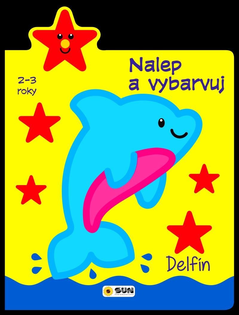 Levně Delfín 2-3 roky: Nalep a vybarvuj