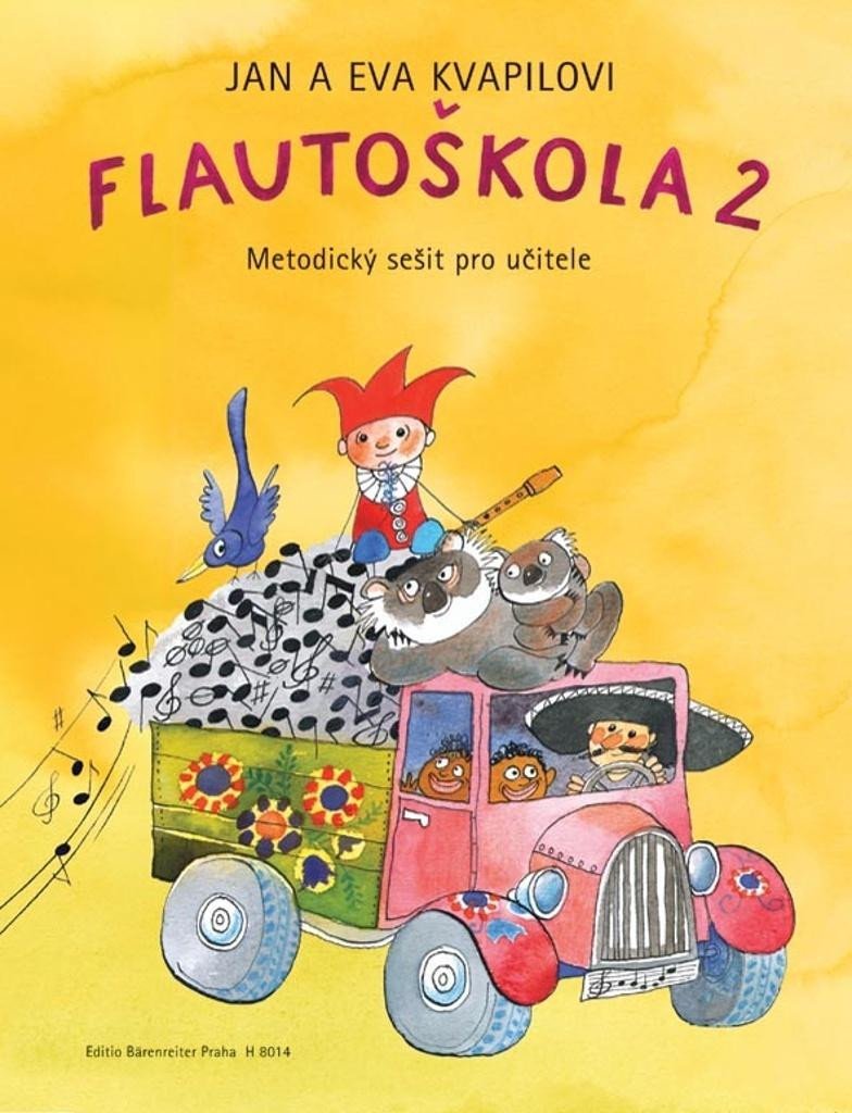 Flautoškola 2 - Metodický sešit pro učitele, 2. vydání - Jan Kvapil