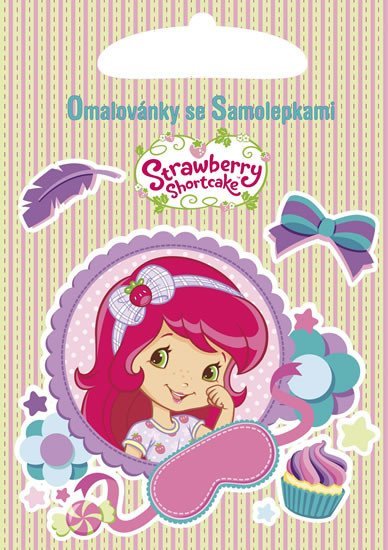 Levně Strawberry - Omalovánky A5 se samolepkami
