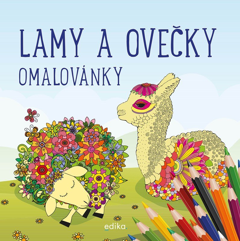 Lamy a ovečky - omalovánky - kolektiv autorů