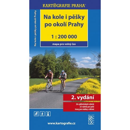 Levně Na kole i pěšky po okolí Prahy /1:200 000