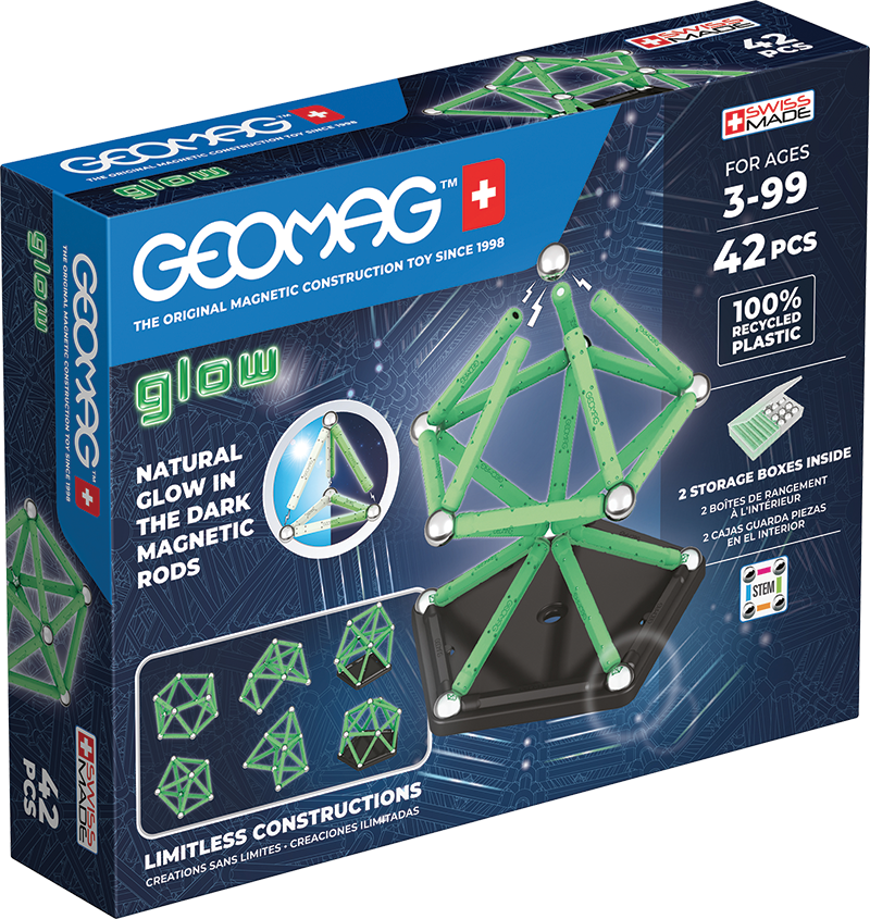 Levně Geomag Glow Recycled 42 dílků - Geomag