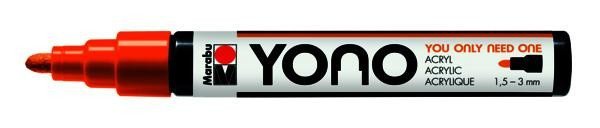 Levně Marabu YONO akrylový popisovač 1,5-3 mm - oranžový