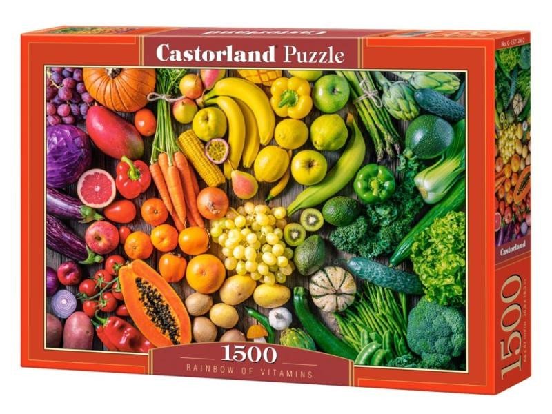 Castorland Puzzle - Duha plná vitamínů 1500 dílkú