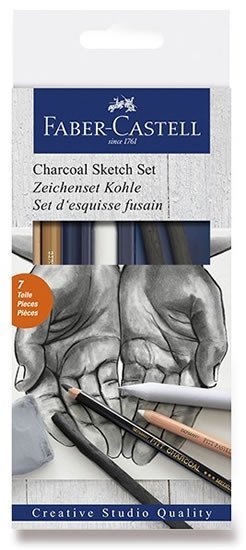 Levně Faber - Castell Pitt pastel Charcoal sketch 7 ks