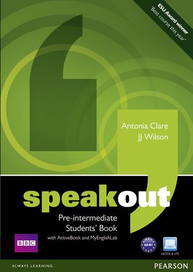 Levně Speakout Pre-Intermediate Students´ Book with DVD/Active book/MyEnglishLab Pack - J. J. Wilson