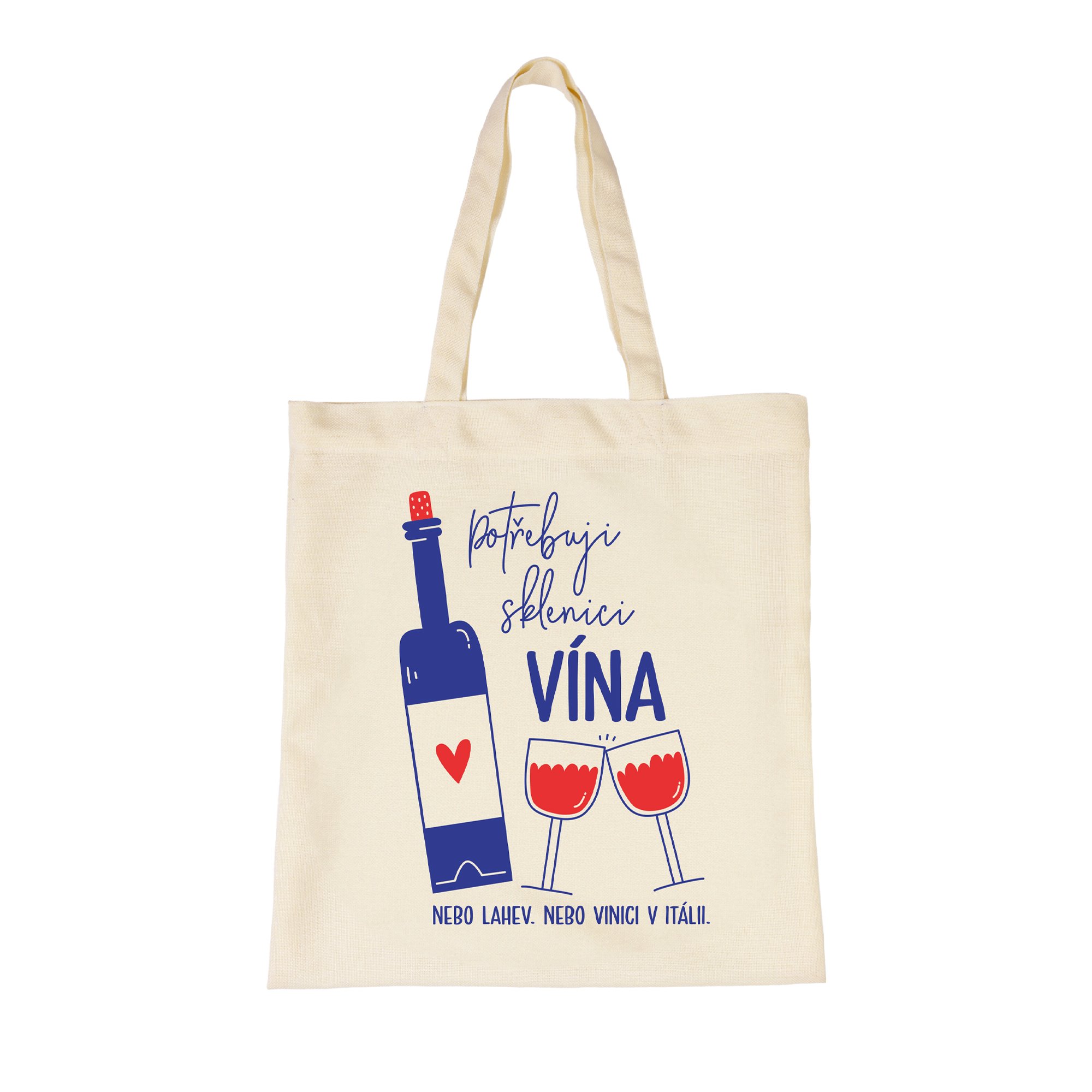 Plátěná taška - Víno - Albi