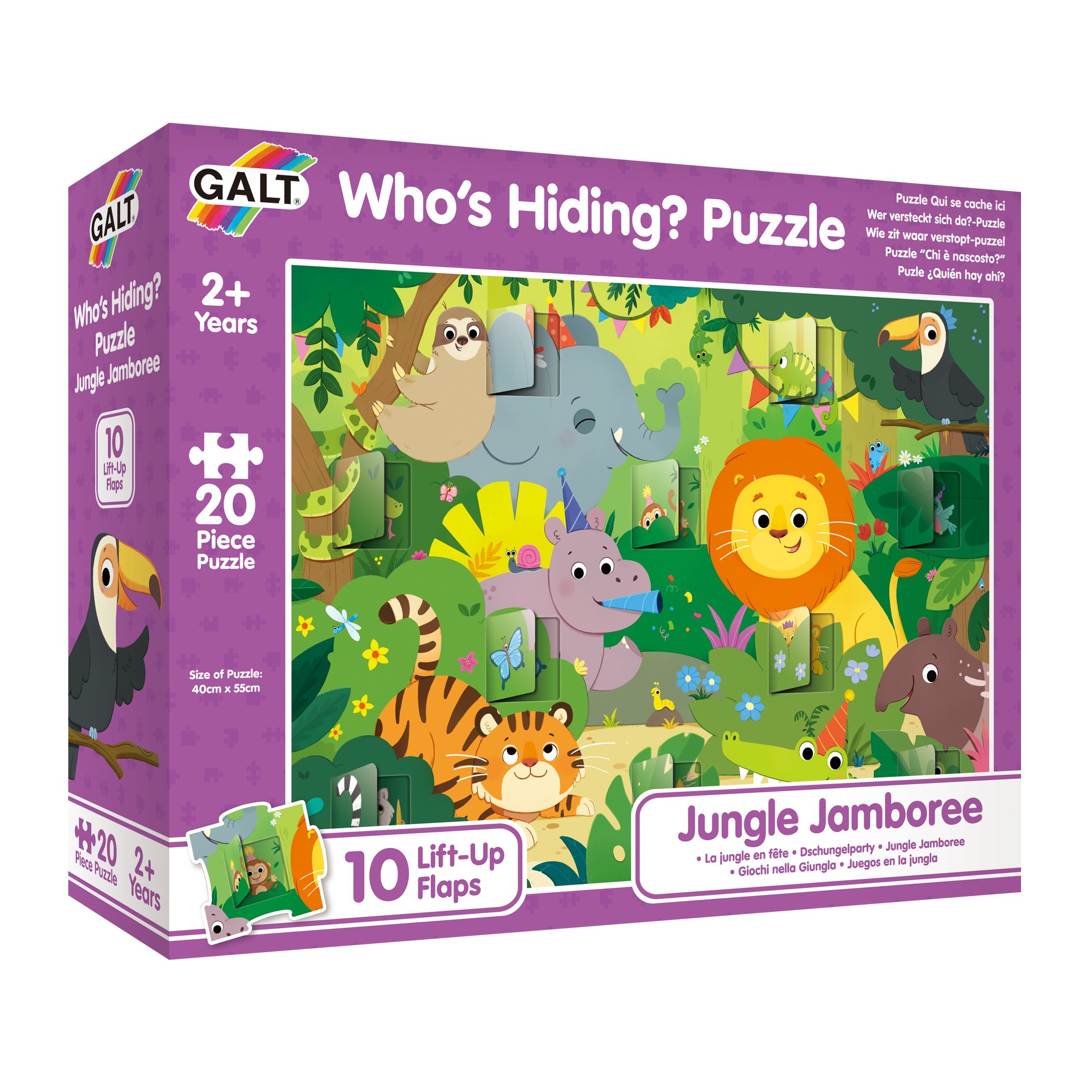 Levně Galt Puzzle schovávačka - Džungle