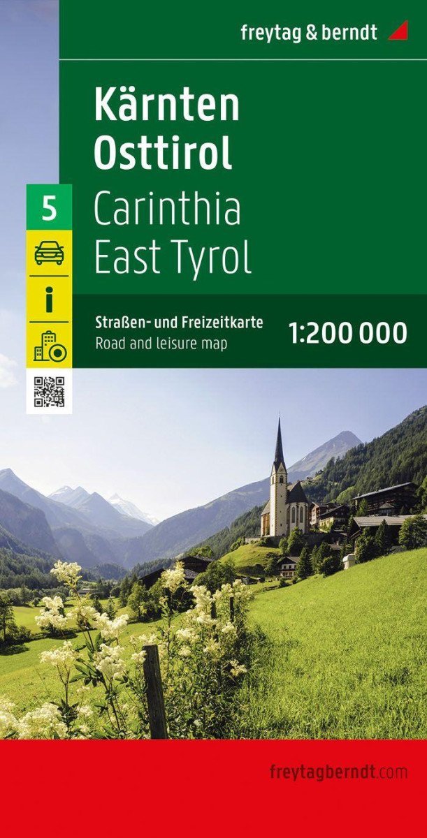 Levně Korutany - Východní Tyrolsko 1:200 000 / automapa + rekreační mapa